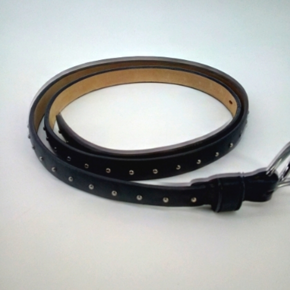 Talbots Accessories - Genuine Leather Talbots Divot Black Belt Large